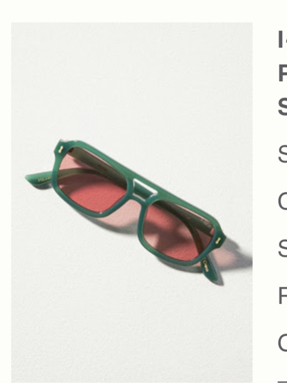 I-Sea Royal Polarized Aviator Sunglasses